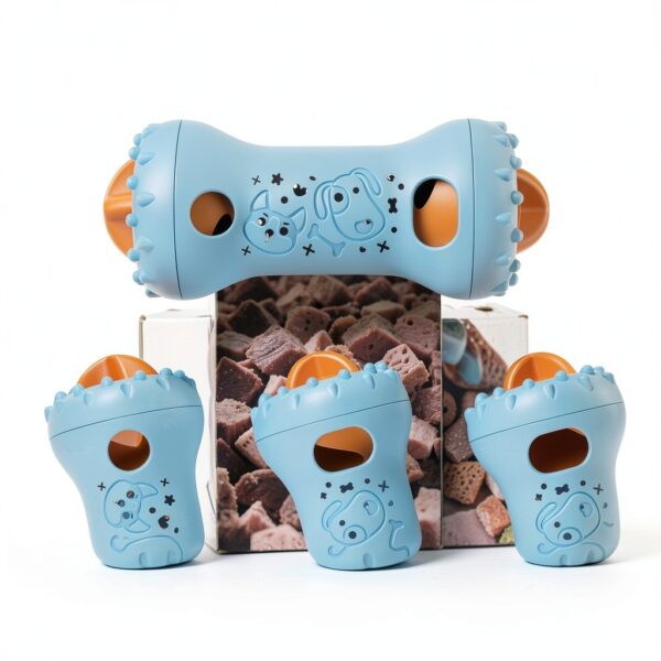 FOXMM Dog Slow Feeder Interactive Puzzle Toy Mental-3