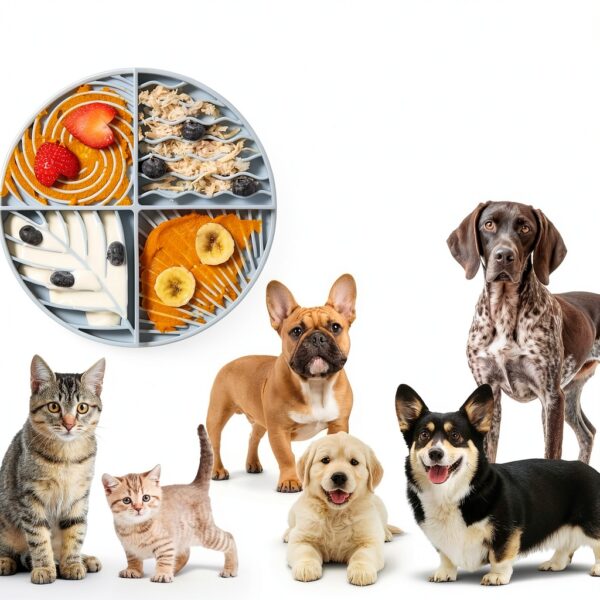 Awoo Dog Slow Feeder Mat Food Safe Silicone Pet Supplies-6