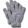 Kids Winter Gloves Acrylic Five-Finger Design Boys Girls-1