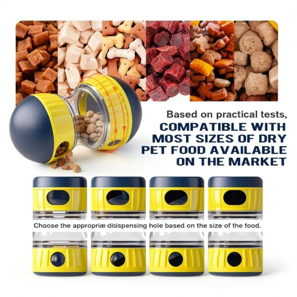 TLKNG Dog Slow Feeder Puzzle Toy Food Dispenser Blue-2