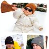Baby Knit Hat Fleece Lined Boys Winter Beanie Soft Stretchy-5