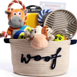 Paws For Reaction Dog Gift Basket Toys Slow Feeder Bowl-0