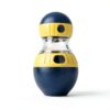 TLKNG Dog Slow Feeder Puzzle Toy Food Dispenser Blue-4