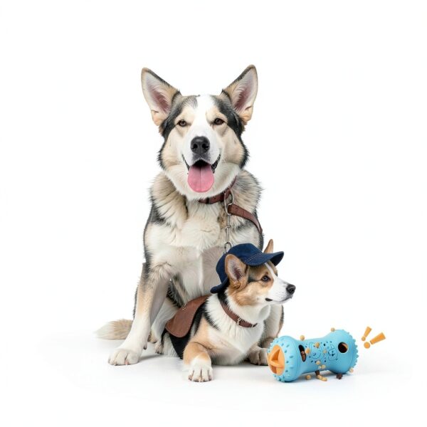 FOXMM Dog Slow Feeder Interactive Puzzle Toy Mental-2