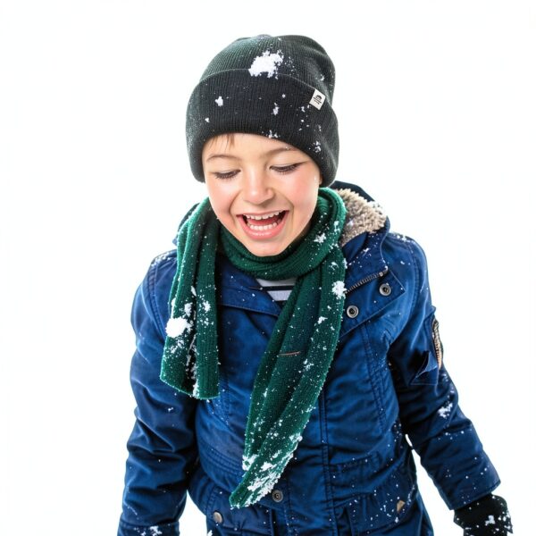 Baby Knit Hat Fleece Lined Boys Winter Beanie Soft Stretchy-6