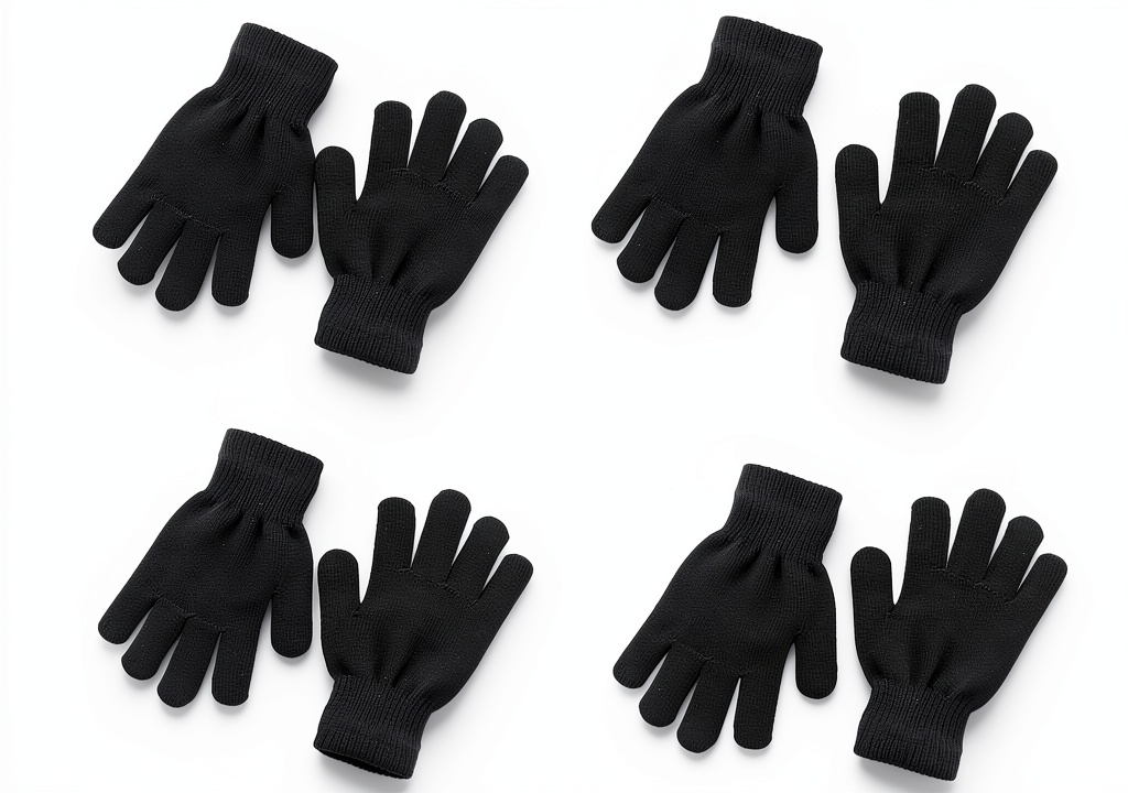 Xin Lai boys knitted winter gloves displayed in a 4-pair pack