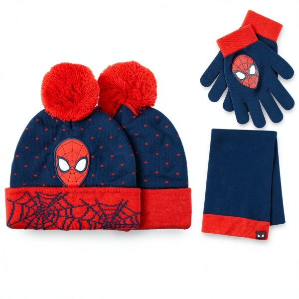 Marvel Spider-Man Winter Accessories Set for Kids Boys-2