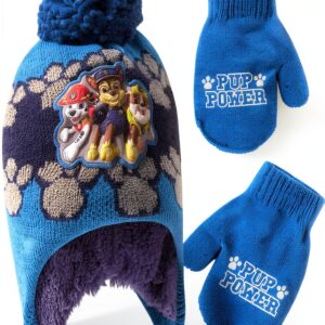 Paw Patrol Marshall Winter Hat Gloves Set Boys Fleece-0