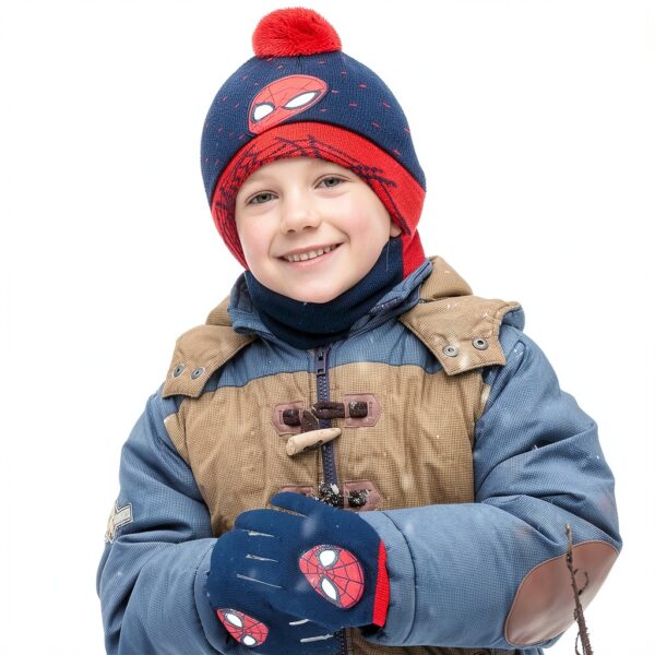 Marvel Spider-Man Winter Accessories Set for Kids Boys-4