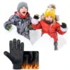 AOTOW Kids Winter Gloves Thermal Touch Screen Sports-2