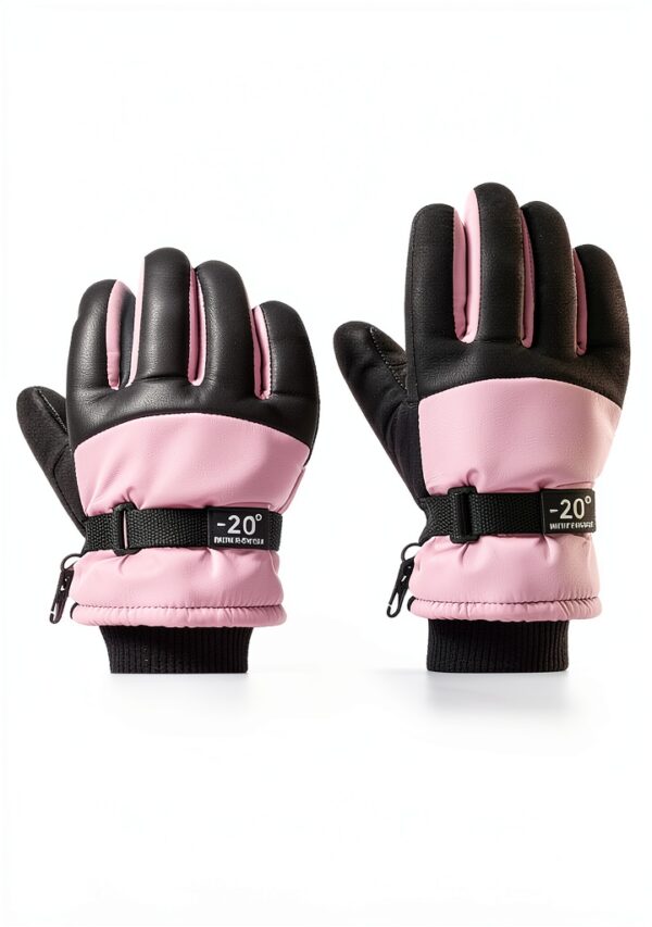 Bencailor Winter Gloves Kids Ski Snowboarding Warm-4