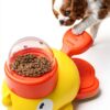 Nollapo Dog Slow Feeder Duck Design Interactive Treat-4