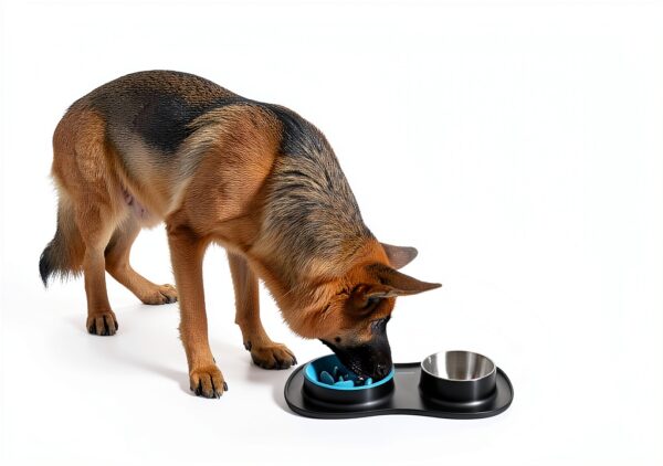 MateeyLife Dog Slow Feeder Bowl Set Anti Spill Mat Small-2