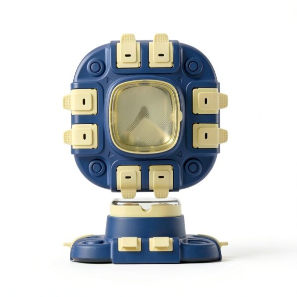 KADTC Dog Puzzle Toy Slow Feeder Bistro Yellow Blue-2