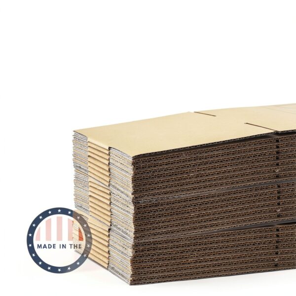 BOX USA Shipping Boxes Small 12x8x6 100-Pack Kraft Corrugated-2