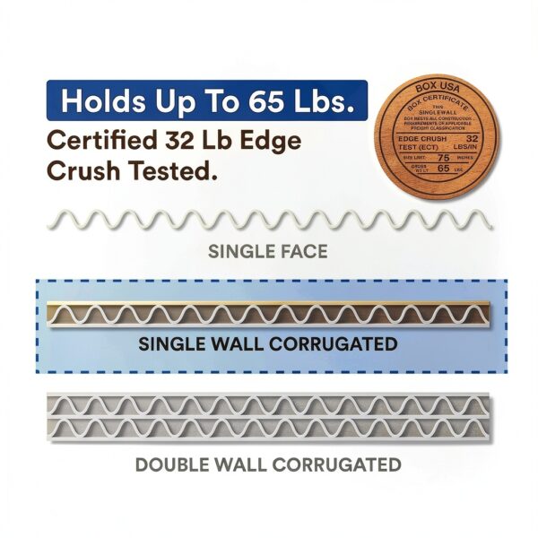 BOX USA Shipping Boxes Medium 20x14x4 25-Pack Corrugated Cardboard-3
