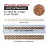 BOX USA Shipping Boxes Small 12x8x6 100-Pack Kraft Corrugated-3