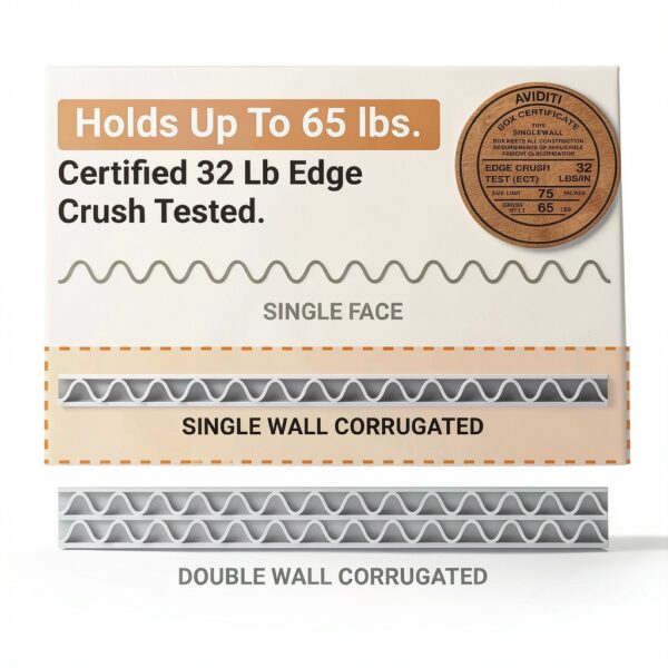 AVIDITI Corrugated Cardboard Boxes 14x10x10 Medium Kraft 25 Pack-3
