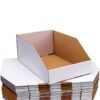 EXYGLO Cardboard Boxes, Pack of 35 Corrugated Storage Bins 12x8x4.5 inch Pantry Organizer Bins for Shelves Garage Office Organization-6