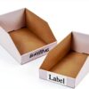 EXYGLO Cardboard Boxes, Pack of 35 Corrugated Storage Bins 12x8x4.5 inch Pantry Organizer Bins for Shelves Garage Office Organization-2