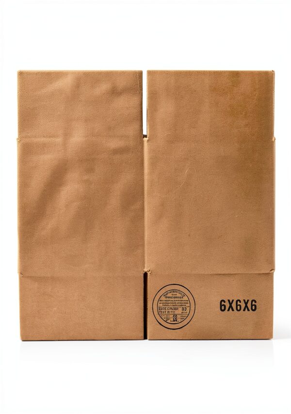 6x6x6 Corrugated Shipping Box Bundle 25 Sturdy 65g Paper Mailer-0