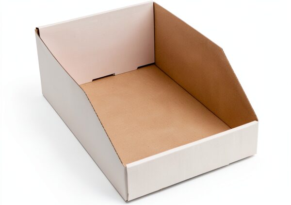 EXYGLO Cardboard Boxes, Pack of 35 Corrugated Storage Bins 12x8x4.5 inch Pantry Organizer Bins for Shelves Garage Office Organization-0