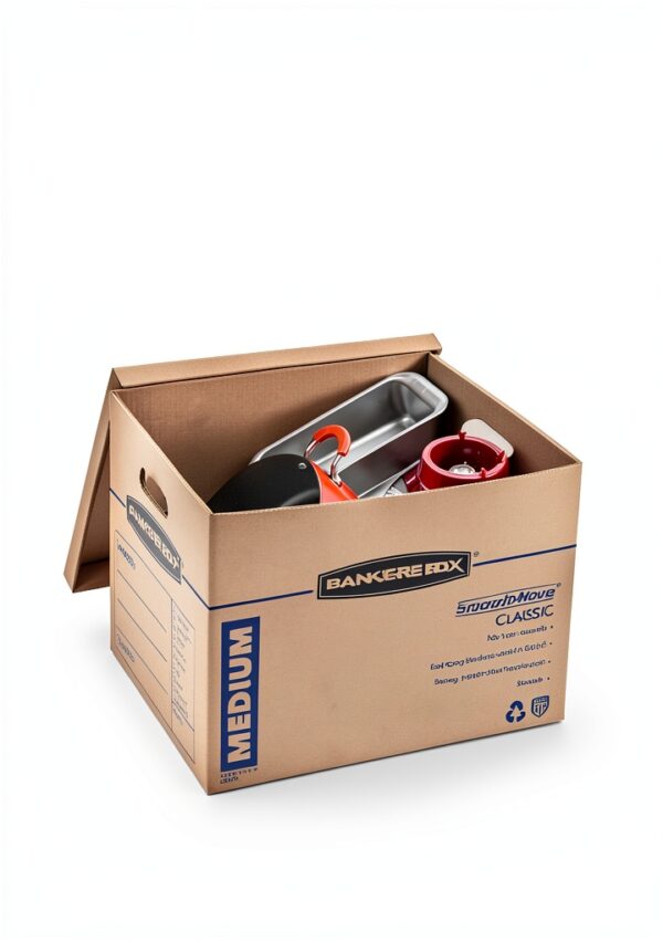 Bankers Box Medium Classic Moving Box 20 Pack Reinforced Handles Lid-4