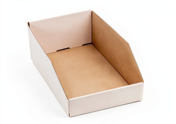 EXYGLO Cardboard Boxes, Pack of 35 Corrugated Storage Bins 12x8x4.5 inch Pantry Organizer Bins for Shelves Garage Office Organization-1